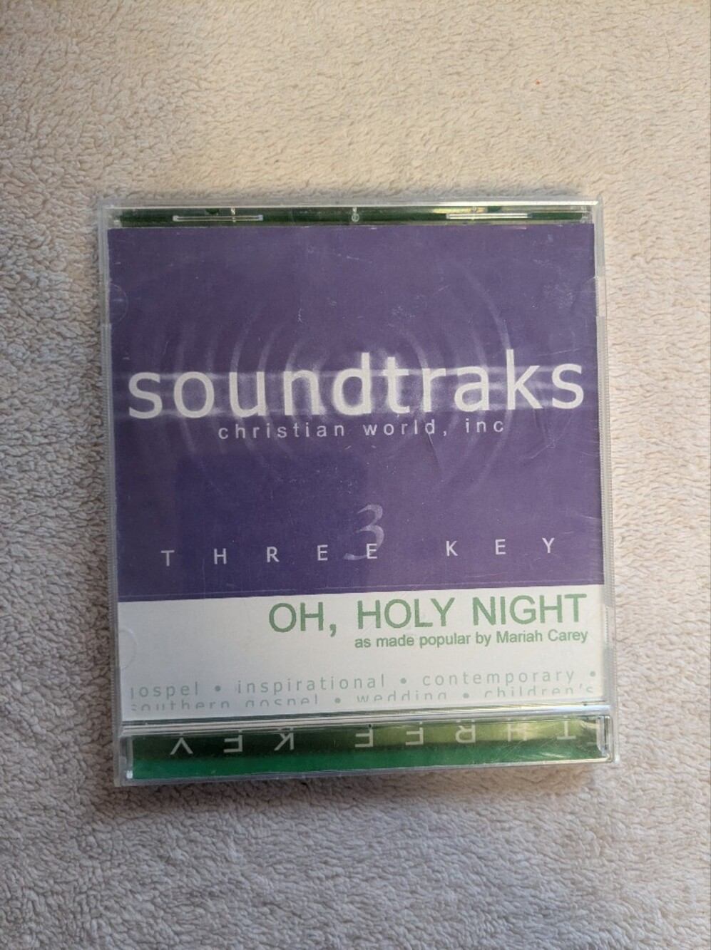 Soundtraks Christian World Inc CD, O Holy Night, Three Key, Mariah Carey, Music